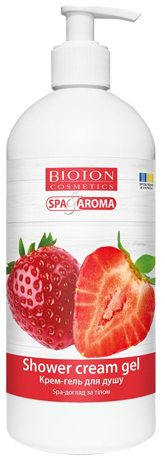 Bioton Cosmetics Spa & Aroma Strawberry Shower Gel, 750 mL