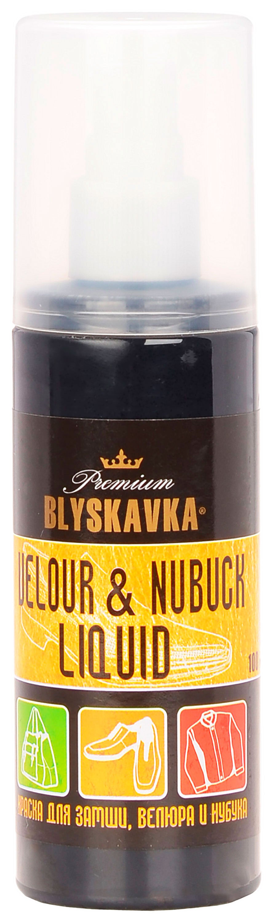 Blyskavka Black Suede, Nubuck & Velour Shoe Dye Spray, 100 mL