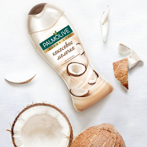 Palmolive Gourmet Spa Coconut Milk Cream Shower Gel, 250 mL - Image 2