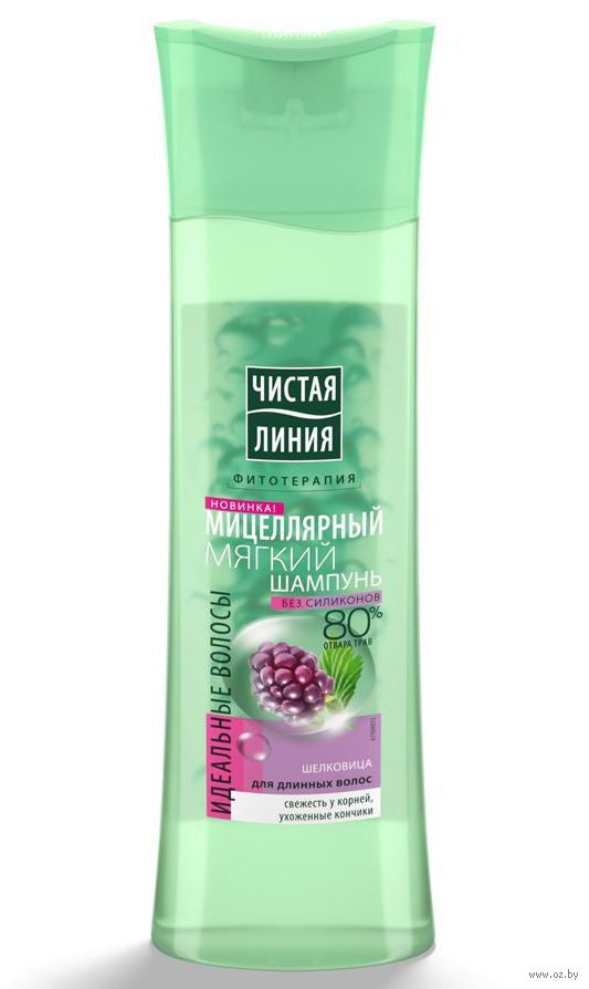 Chysta Liniia Gentle Micellar Mulberry Shampoo for Long Hair, 400 mL