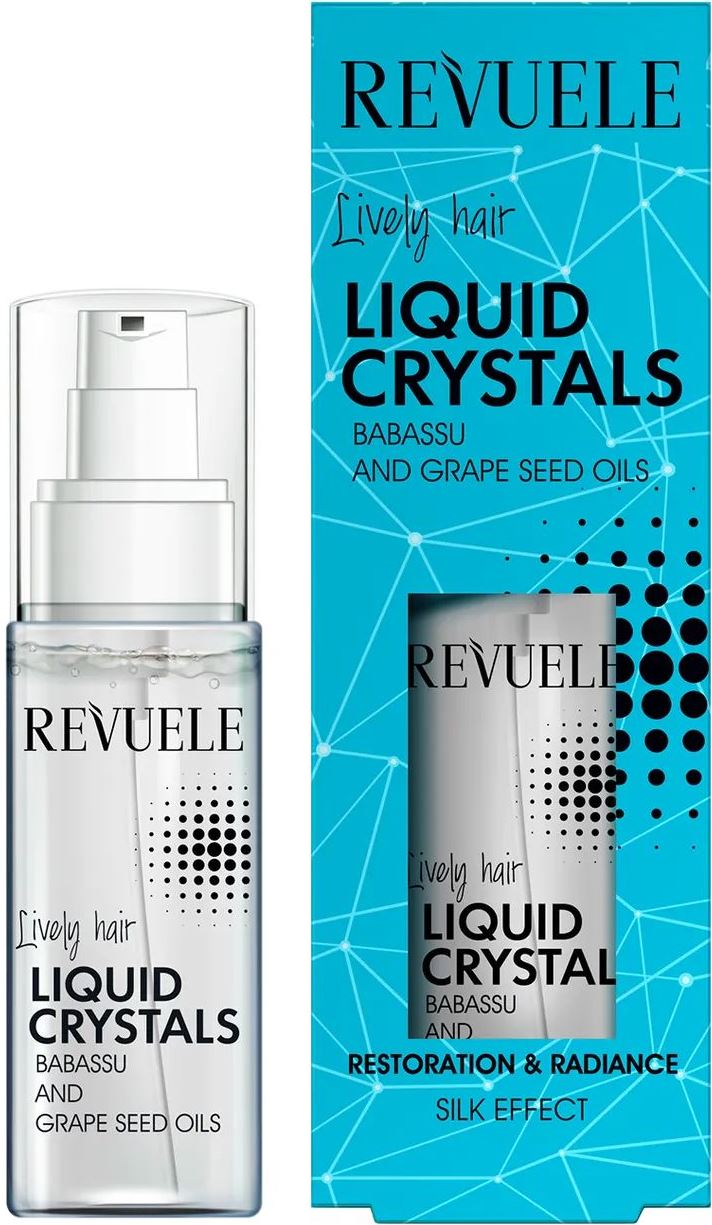 Revuele Babassu & Grape Seed Oil Liquid Hair Crystals, 50 mL