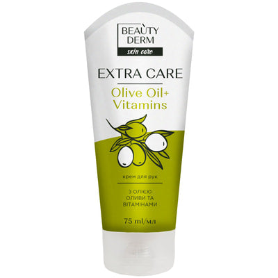 Beautyderm Extra Care Olive Oil + Vitamins Hand Cream, 75 mL