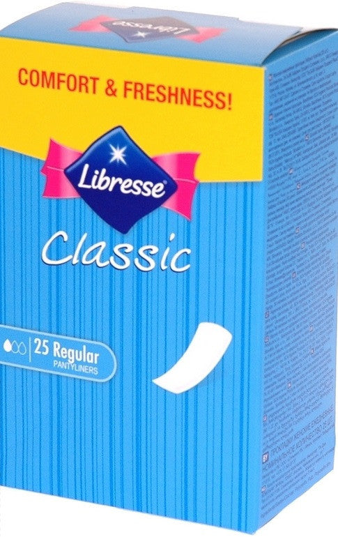 Libresse Classic Panty Liners, 25 pcs