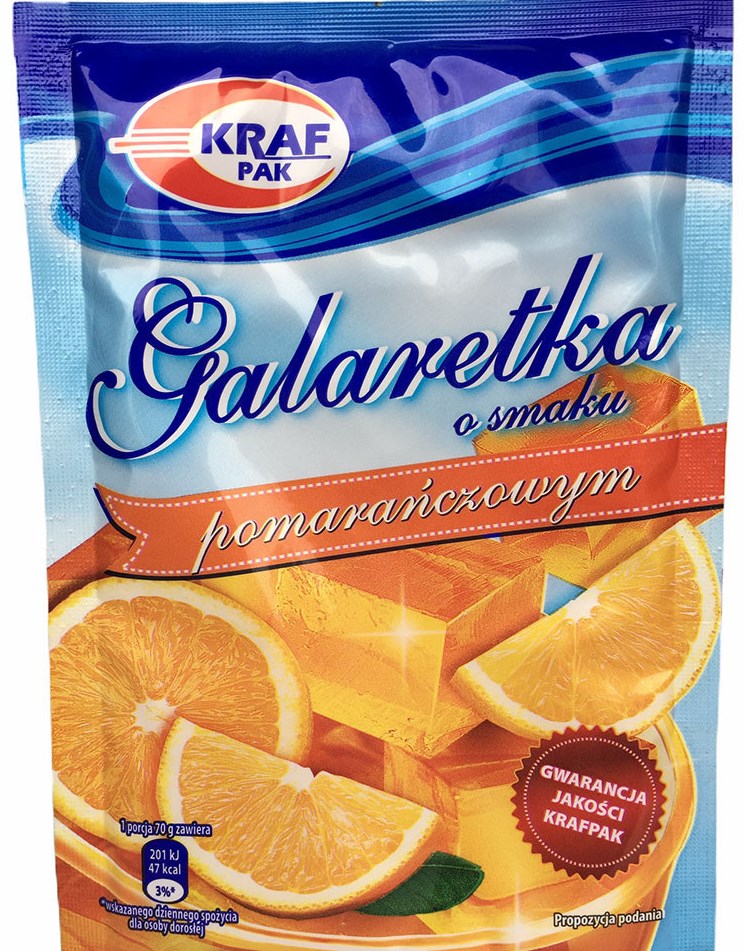 Krawpak Orange Jelly, 70 g