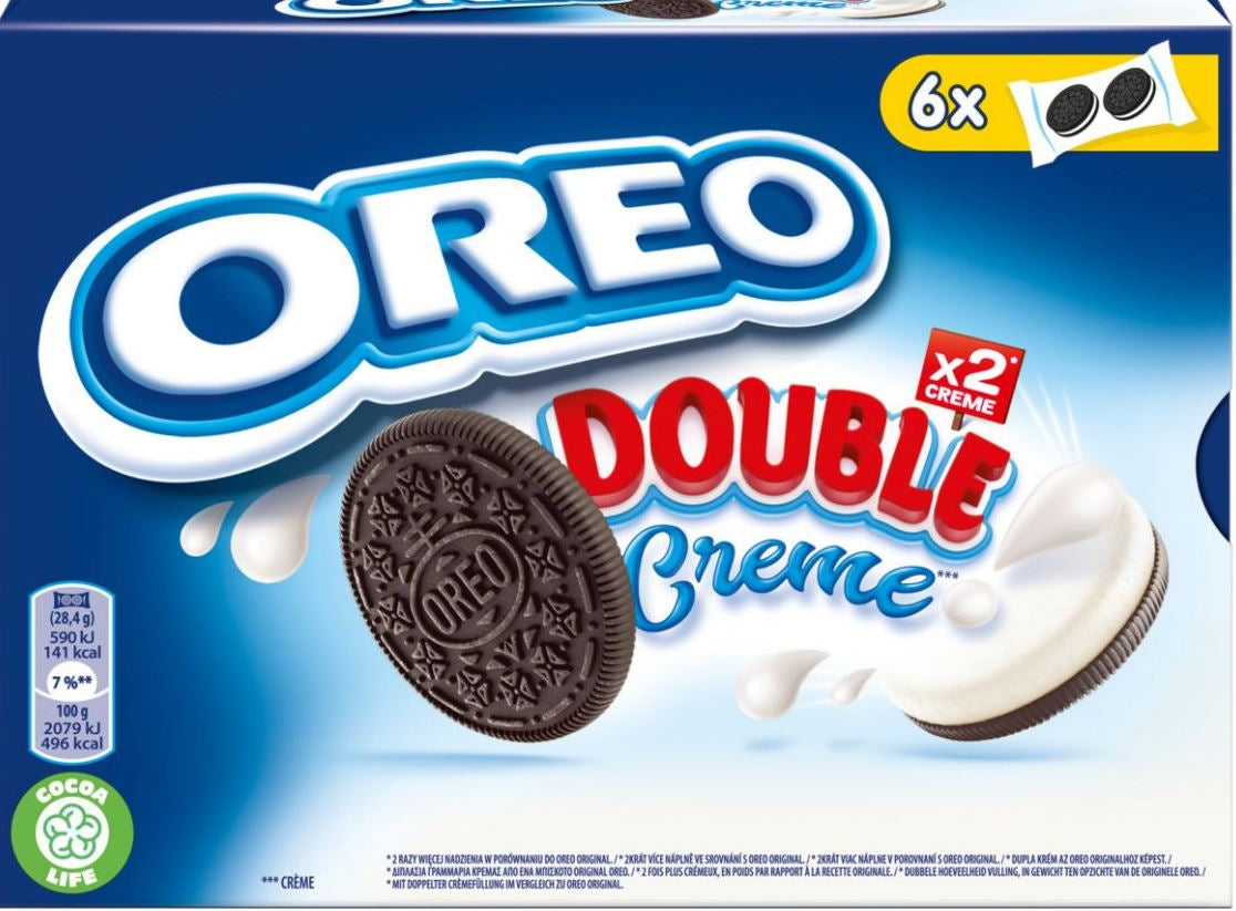 Oreo Double Creme Cookies, 170 g