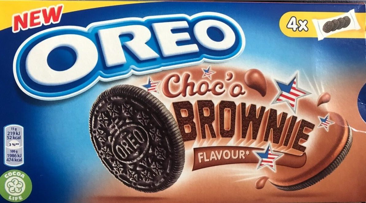 Oreo Choco Brownie Flavor Cookies, 176 g