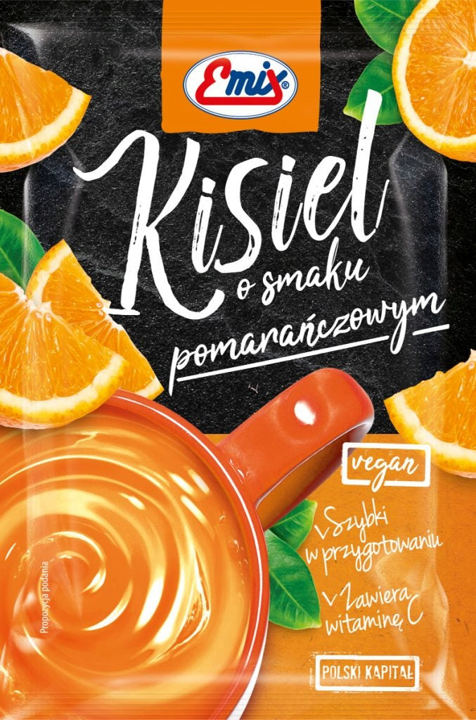 Emix Orange Flavor Kissel, 40 g