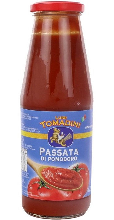 Luigi Tomadini Passata di Pomodoro Tomato Puree, 690 g