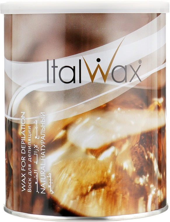 ItalWax Natural Warm Depilatory Wax, 800 mL