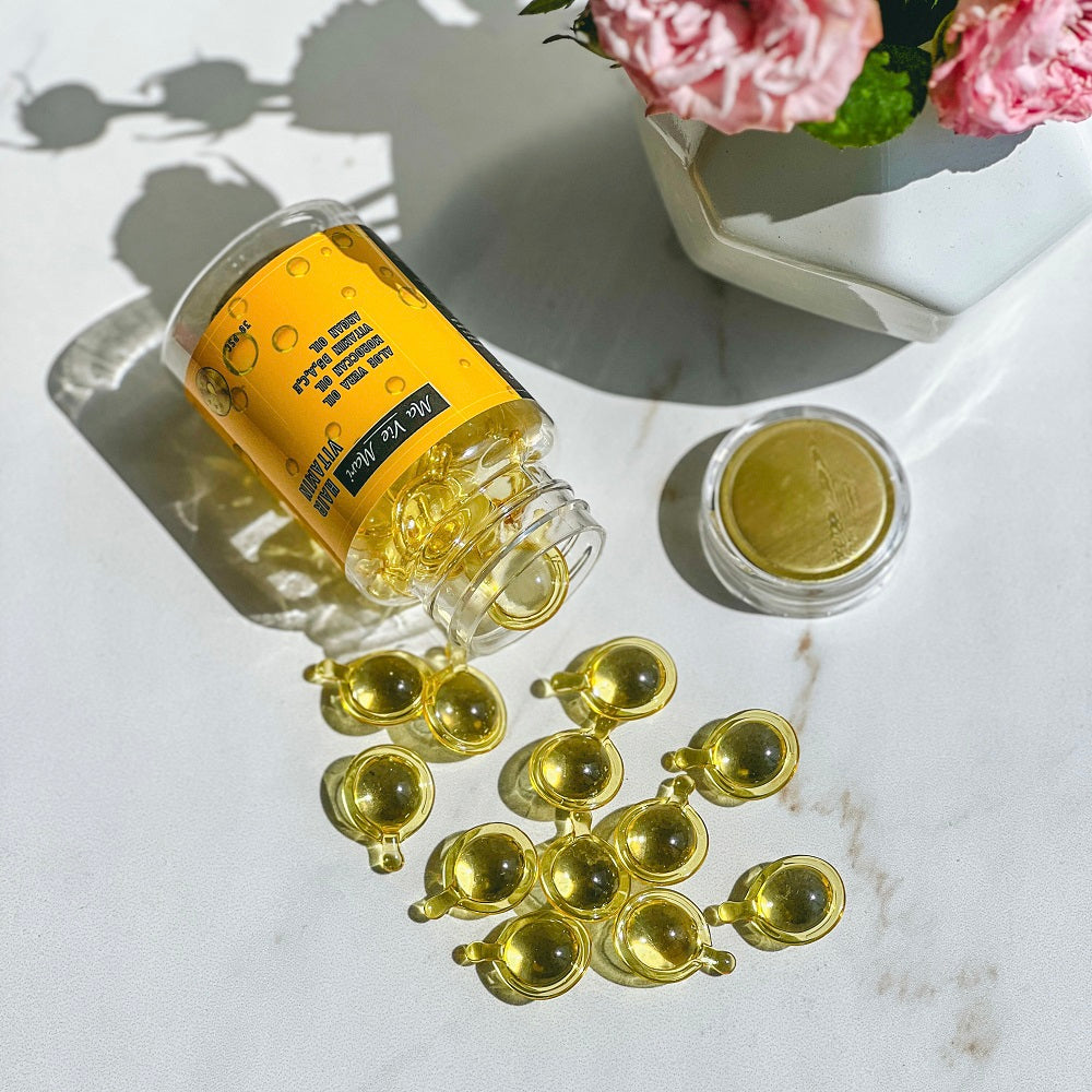 Ma Vie Mari Aloe Vera Hair Vitamin Capsules for Shine & Nourishment, 30 pcs - Image 3