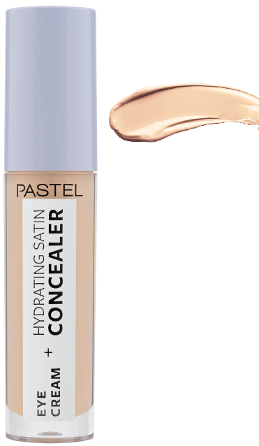 Pastel Eye Cream+ Moisturizing Satin Concealer Shade 62 Ivory, 4.3 mL