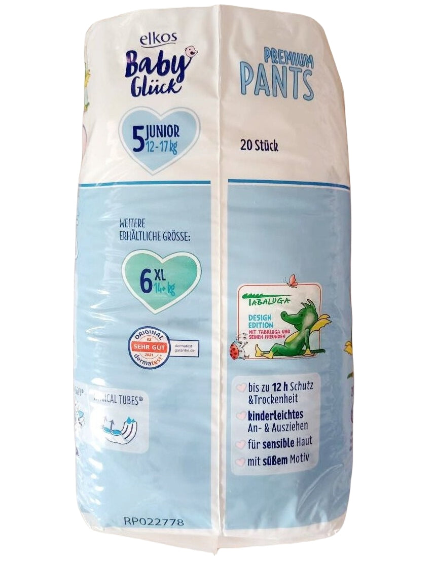 Elkos Baby Glück Premium Size 5 Baby Pull-Up Diaper Pants, 12-17 kg, 20 pcs - Image 4