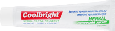 Coolbright Herbal 3D Effect Toothpaste & Toothbrush Set, 130 mL - Image 2