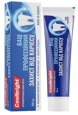 Coolbright Professional Cavity Protection Toothpaste, 100 mL