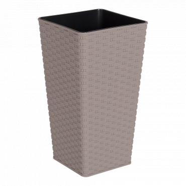 Aleana Rattan 115041 Square Planter, Assorted, 27 x 27 x 51 cm - Image 2