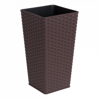 Aleana Rattan 115041 Square Planter, Assorted, 27 x 27 x 51 cm - Image 3