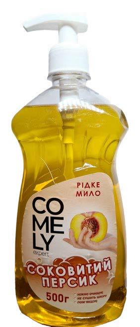 Comely Juicy Peach Liquid Hand Soap with Pump, 500 g