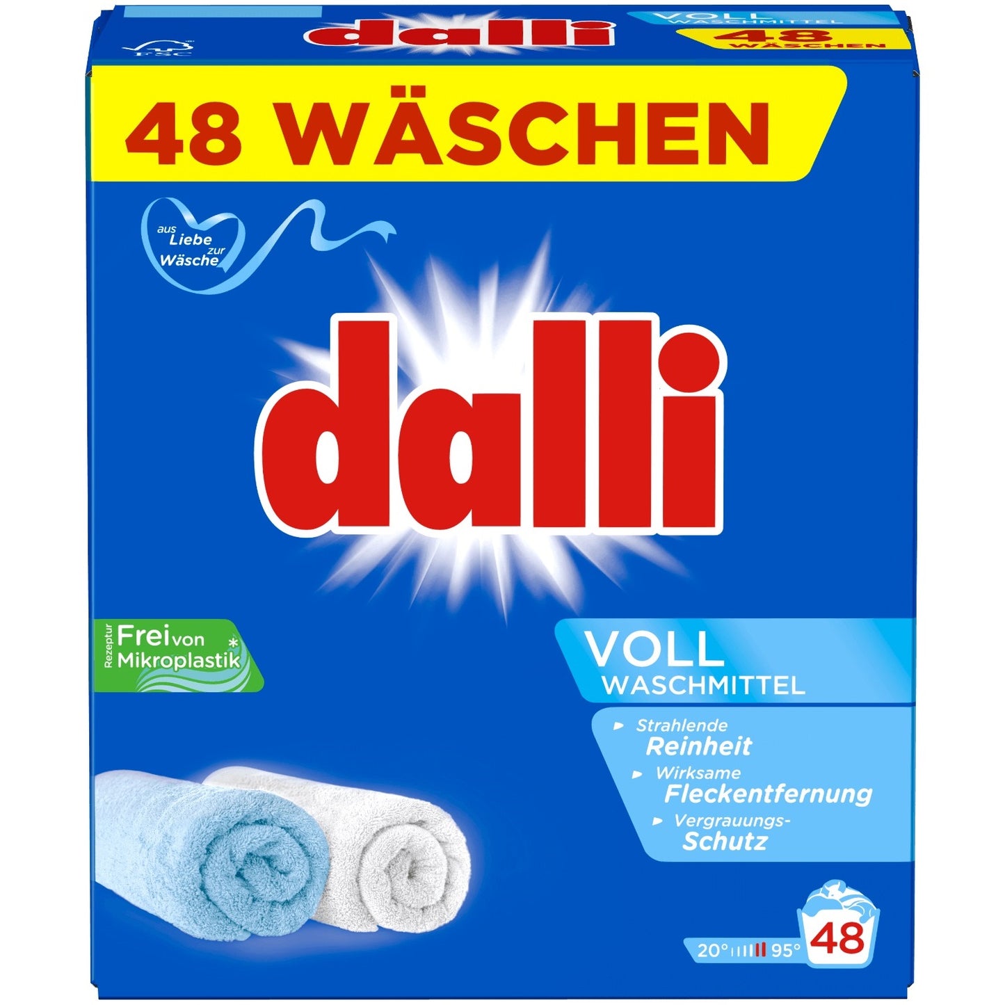 Dalli Universal Laundry Detergent Powder, 48 Loads, 3.12 kg