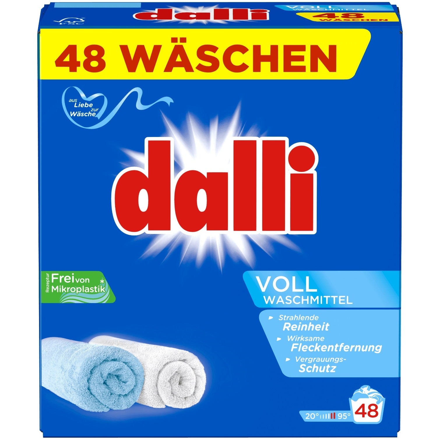 Dalli Universal Laundry Detergent Powder, 48 Loads, 3.12 kg