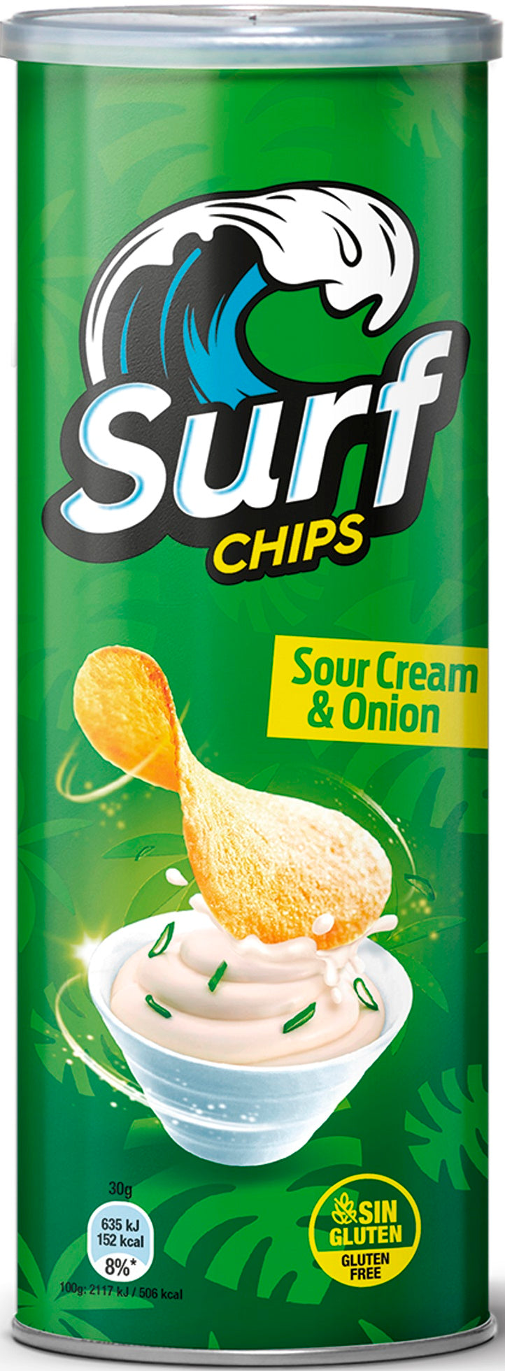 Surf Sour Cream & Onion Potato Chips, 160 g