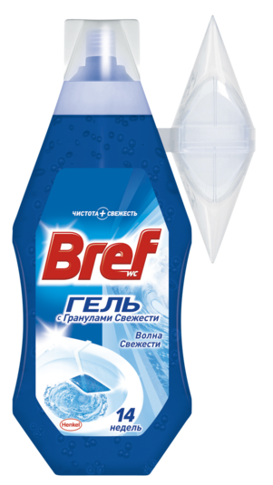 Bref Wave of Freshness Hanging Toilet Gel, 360 mL