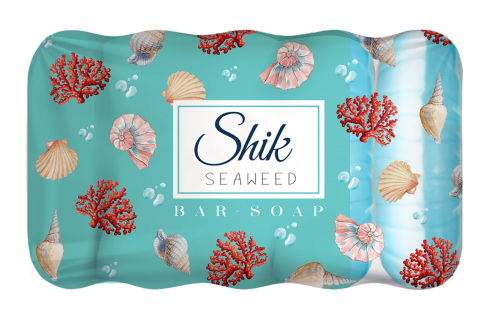Shik Two-Tone Bar Soap with Seaweed, 5 x 70 g