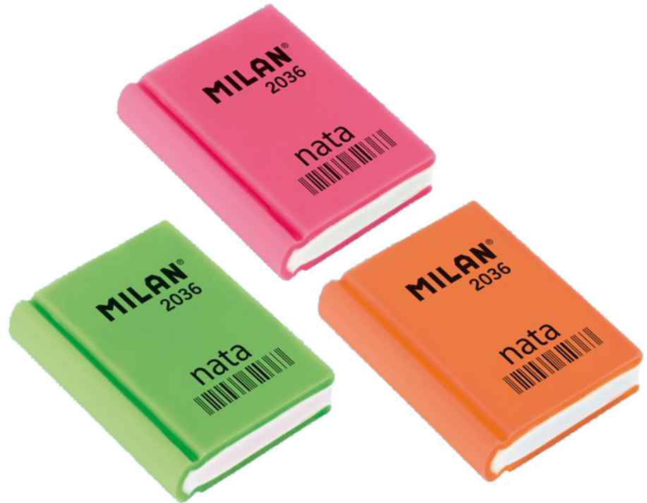 Milan Nata 2036 Rectangular Eraser
