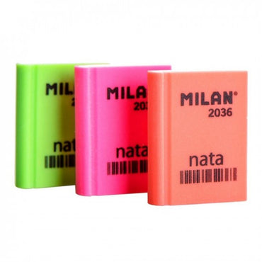 Milan Nata 2036 Rectangular Eraser - Image 2
