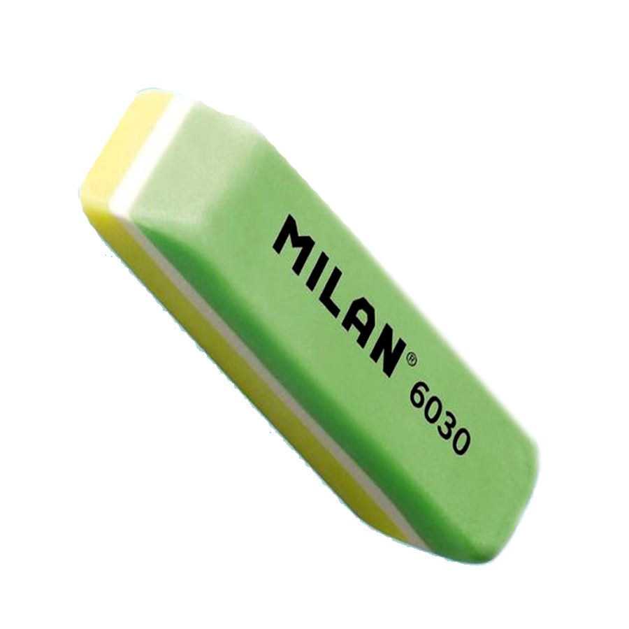 Milan 6030 Two-Color Beveled Eraser - Image 3