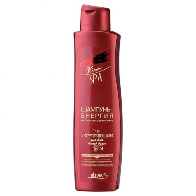 Vitex Vino-SPA Energy Shampoo with White & Red Wine, 500 mL