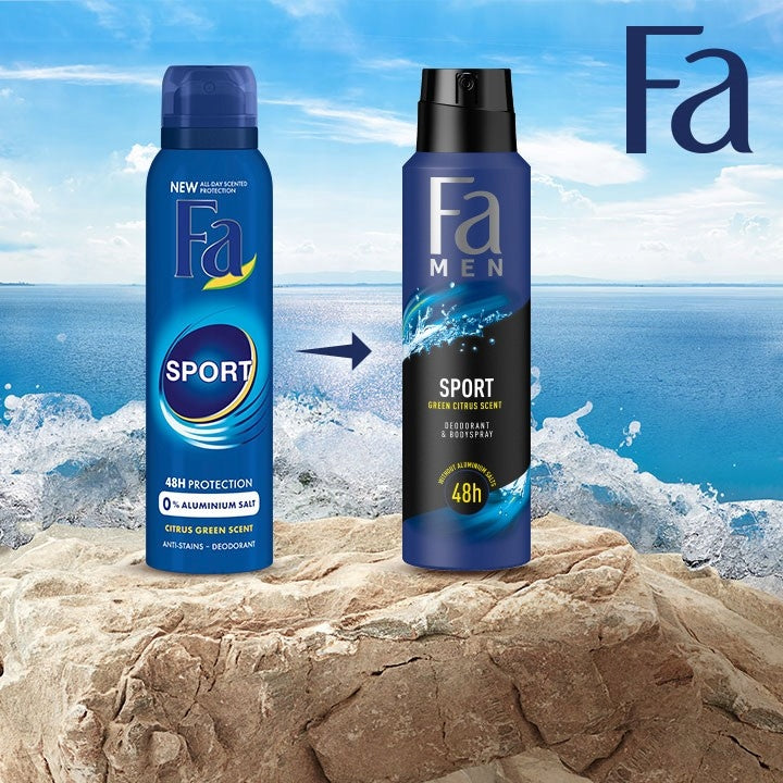 Fa Men Sport Men's Antiperspirant Spray, 150 mL - Image 2
