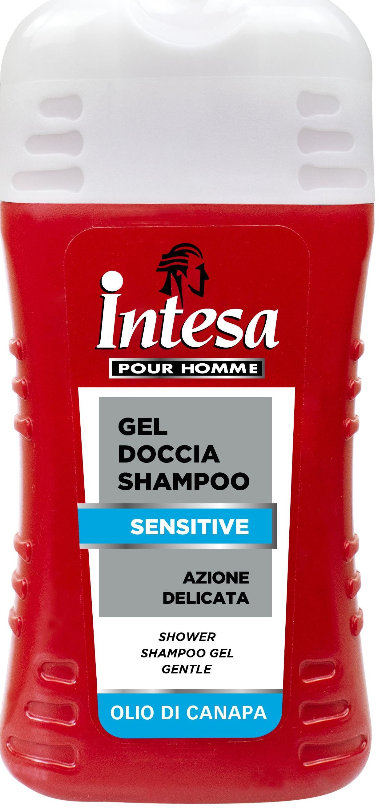 Intesa Sensitive Men's Shampoo & Shower Gel, 250 mL