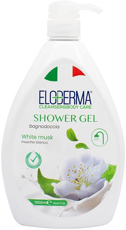 Eloderma White Musk Shower Gel with Pump, 1000 mL