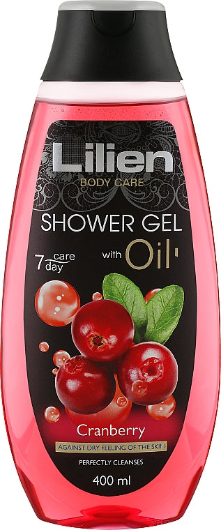 Lilien Cranberry Oil Shower Gel, 400 mL