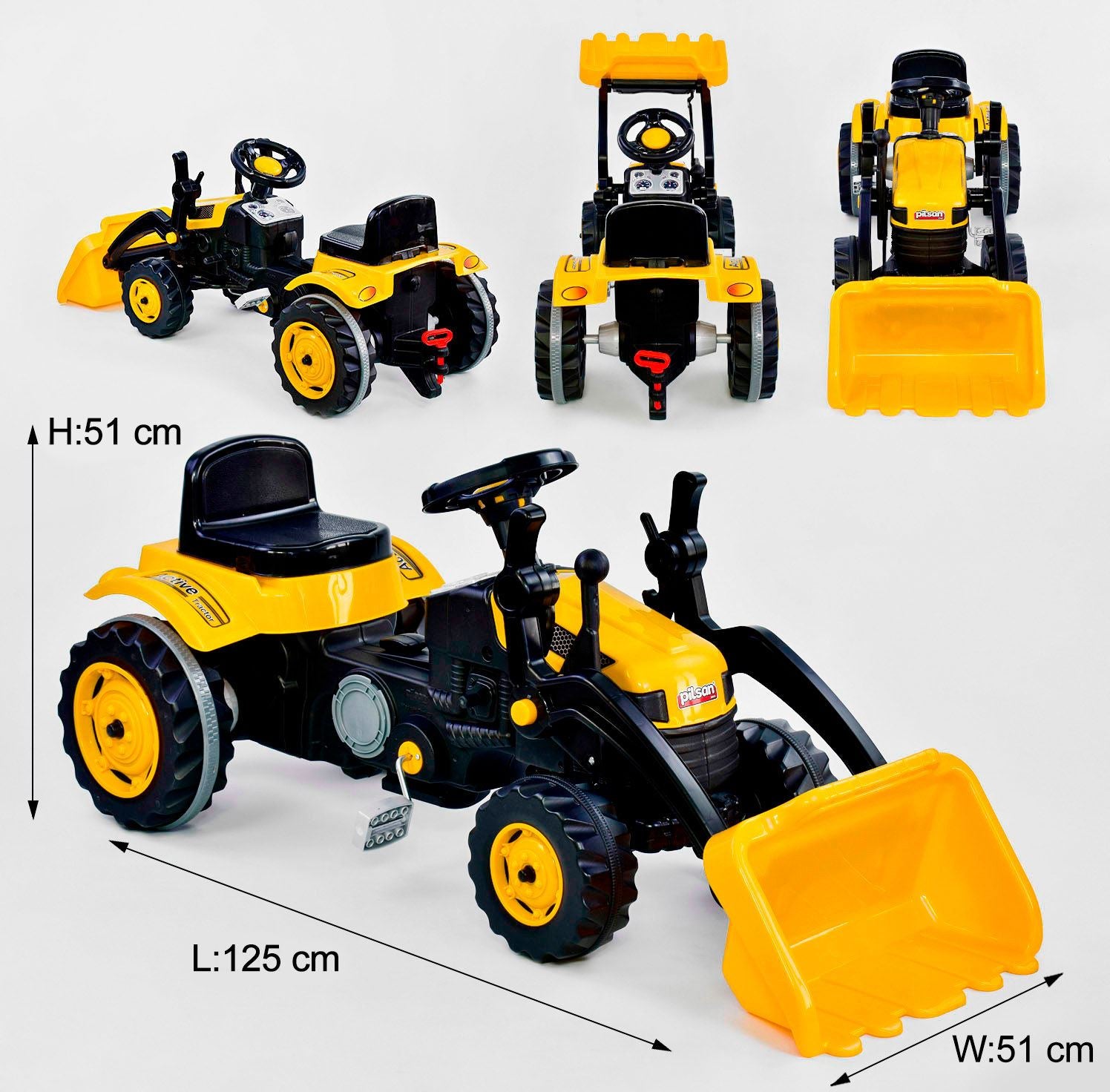 Pilsan 07-315 Pedal Excavator with Bucket
