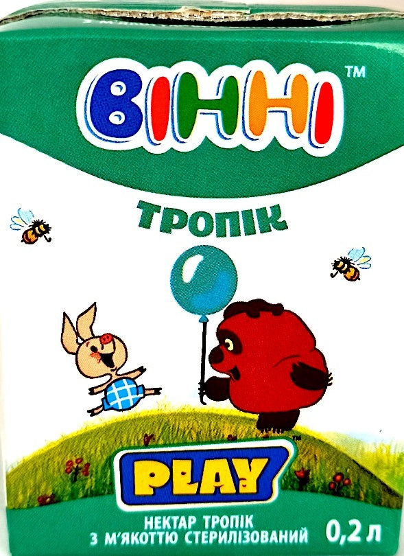 Vinni Play Tropic Kids Juice, 200 mL