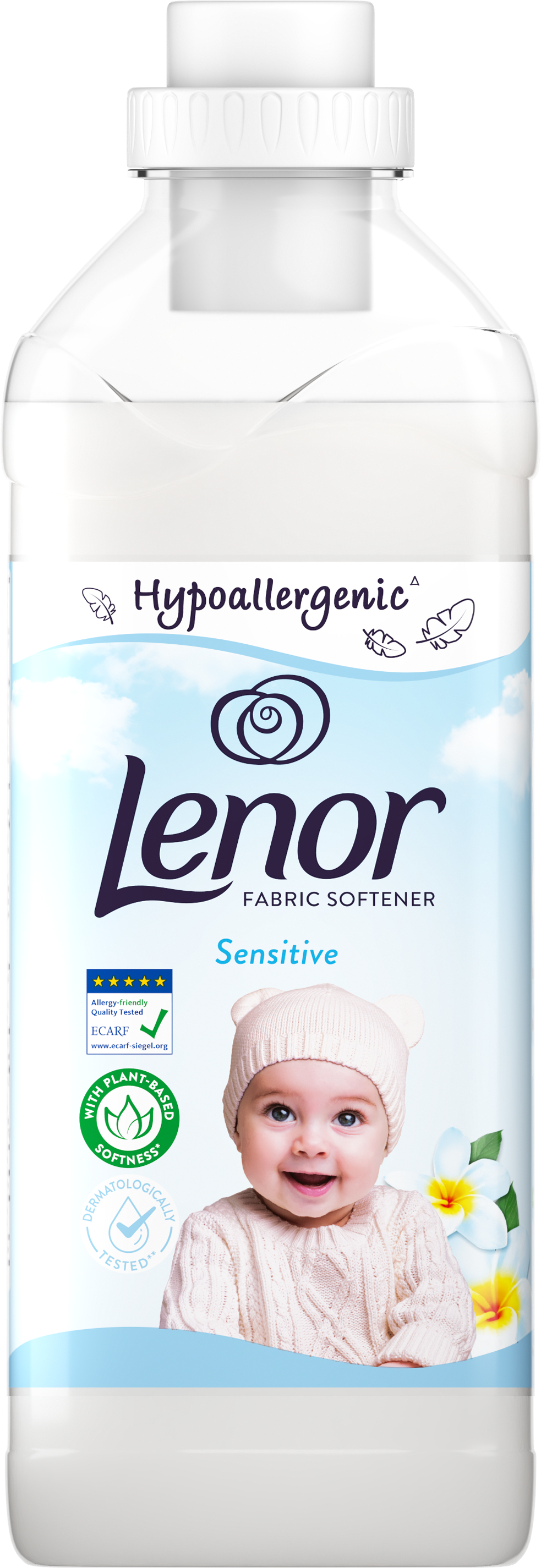 Lenor Sensitive Fabric Softener, 850 mL