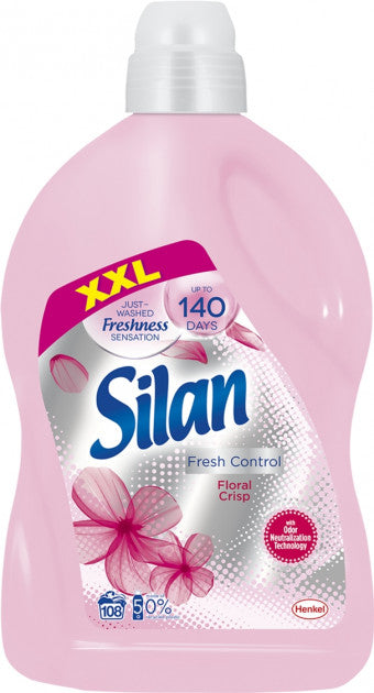 Silan Fresh Control Floral Freshness Fabric Softener, 2.7 L