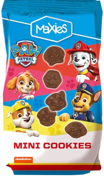 Maxies Paw Patrol Mini Chocolate Cookies, 100 g