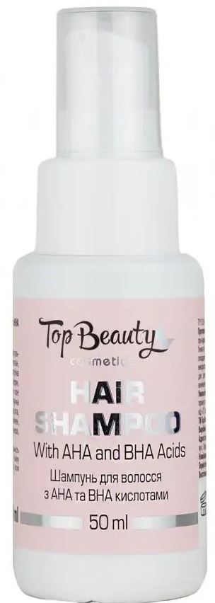 Top Beauty AHA & BHA Acid Shampoo, 50 mL