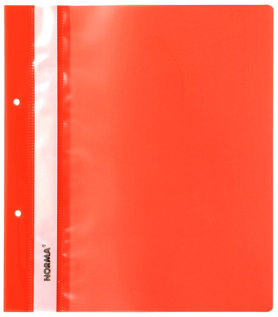 Norma 5264 A5 Plastic File Folder with Fasteners, Assorted