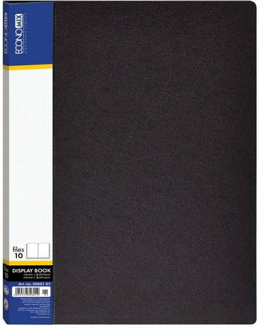 Economix 30601 A4 Display Book, 10 Pockets, Assorted - Image 2
