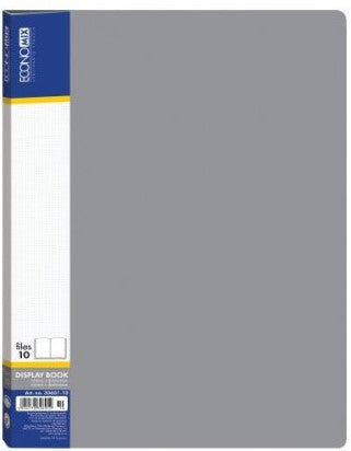 Economix 30601 A4 Display Book, 10 Pockets, Assorted - Image 3