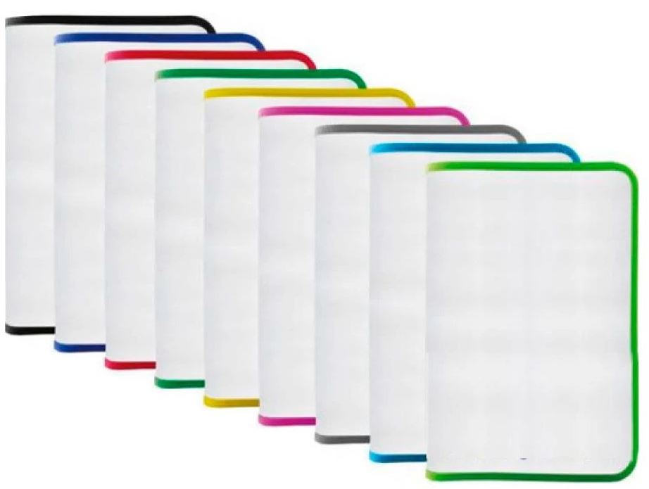 Economix 31644 A4 Transparent Plastic Zipper Folder, Assorted