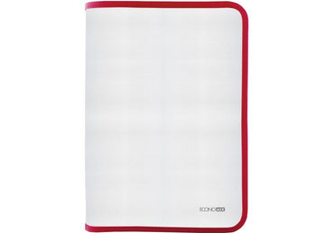 Economix 31644 A4 Transparent Plastic Zipper Folder, Assorted - Image 2