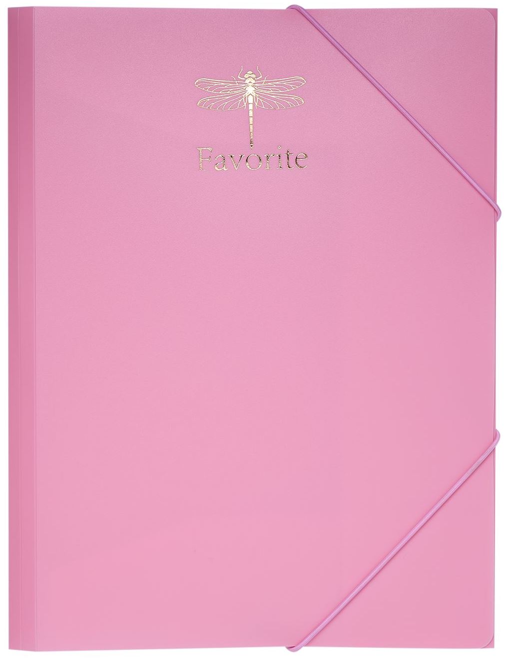 Buromax 3954 Pastel A4 Plastic Folder with Elastic Bands, Assorted