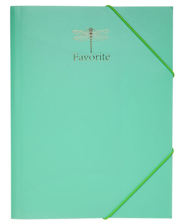 Buromax 3954 Pastel A4 Plastic Folder with Elastic Bands, Assorted - Image 2