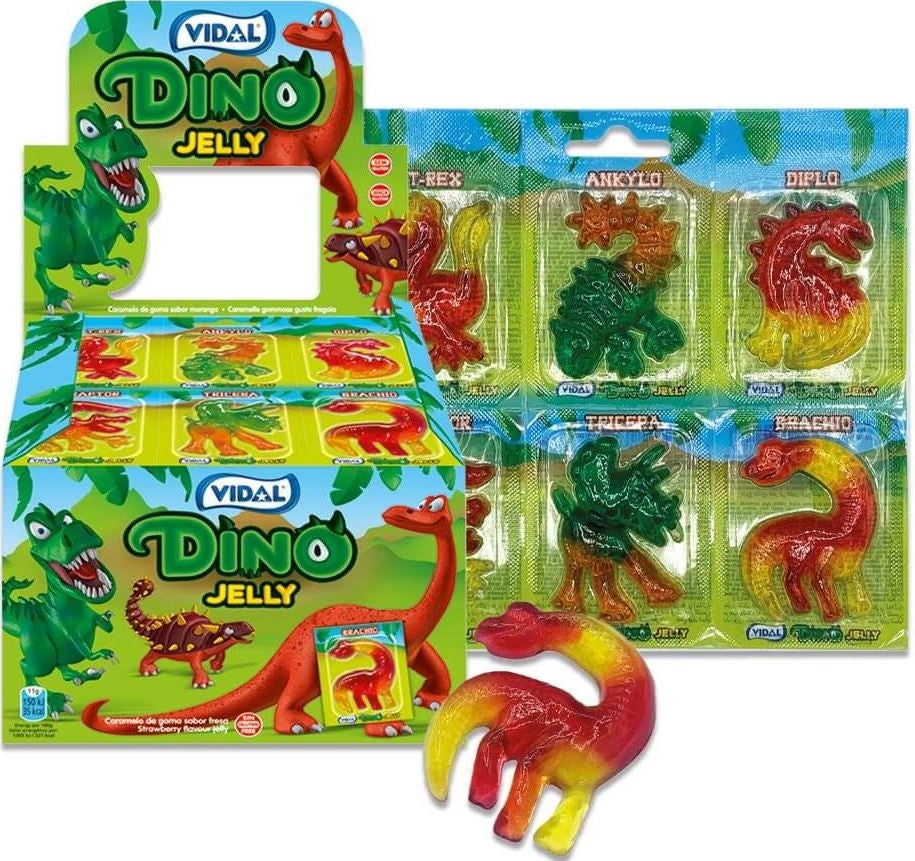 Dino Jelly Dinosaur Gummies, 11 g