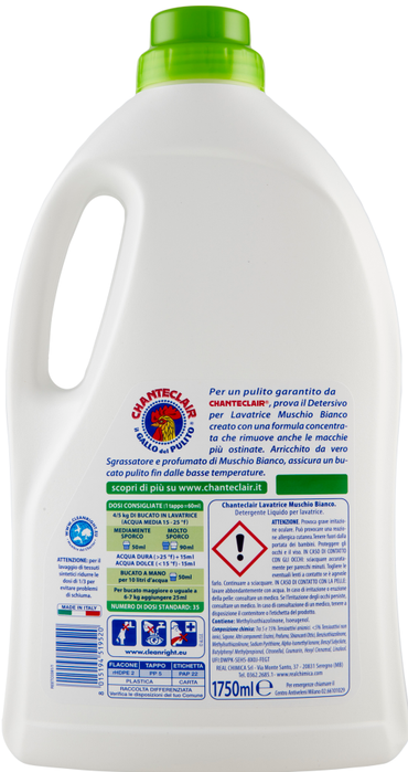 Chante Clair White Musk Laundry Detergent Gel, 35 Loads, 1.75 L - Image 2