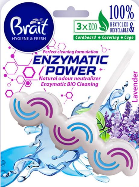 Brait Enzymatic Power Lavender Toilet Block, 45 g